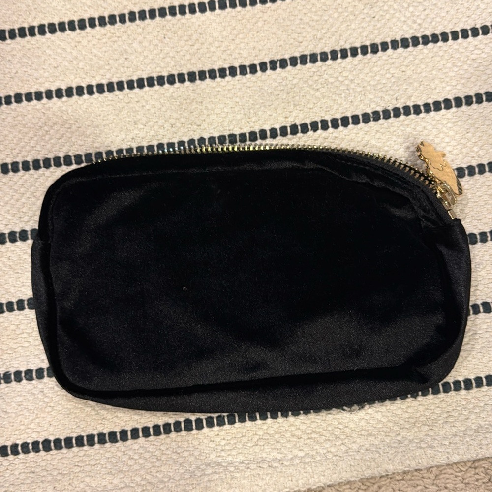 Stoney Clover Lane Black Velvet Pouch